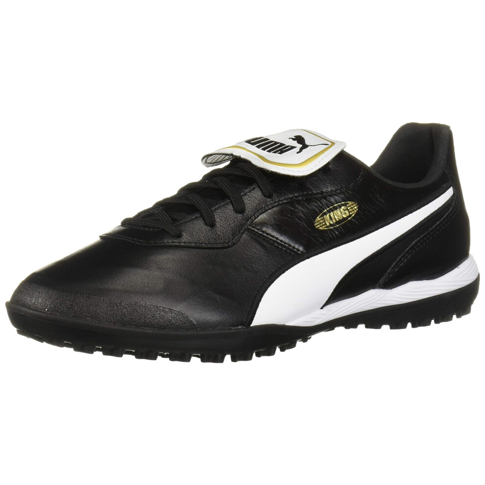 PUMA Men's KING TOP TURF TRAINING Soccer Shoe  Puma Black-Puma White