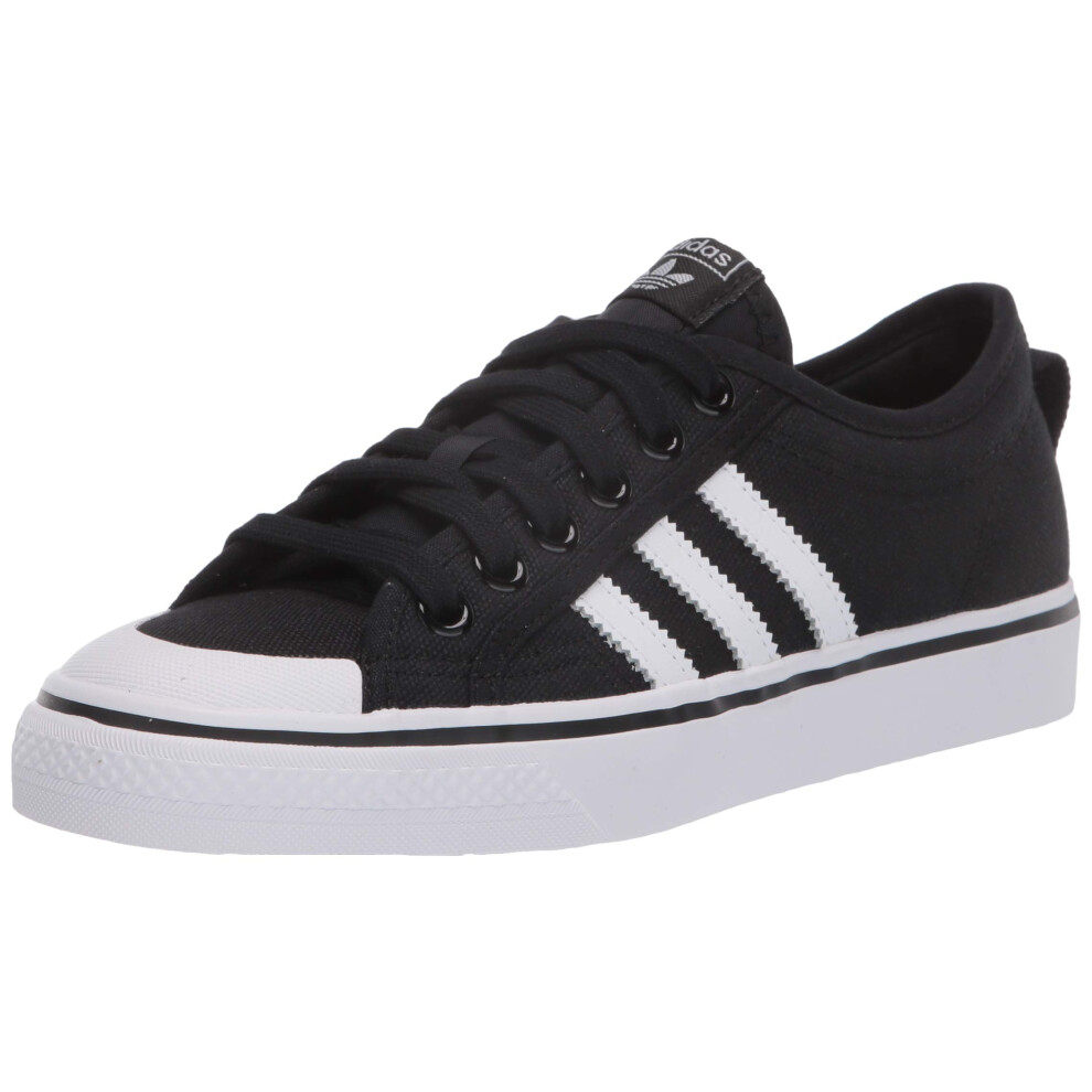 adidas Originals Men's Nizza Sneaker  Core Black/Cloud White/Cloud Whi