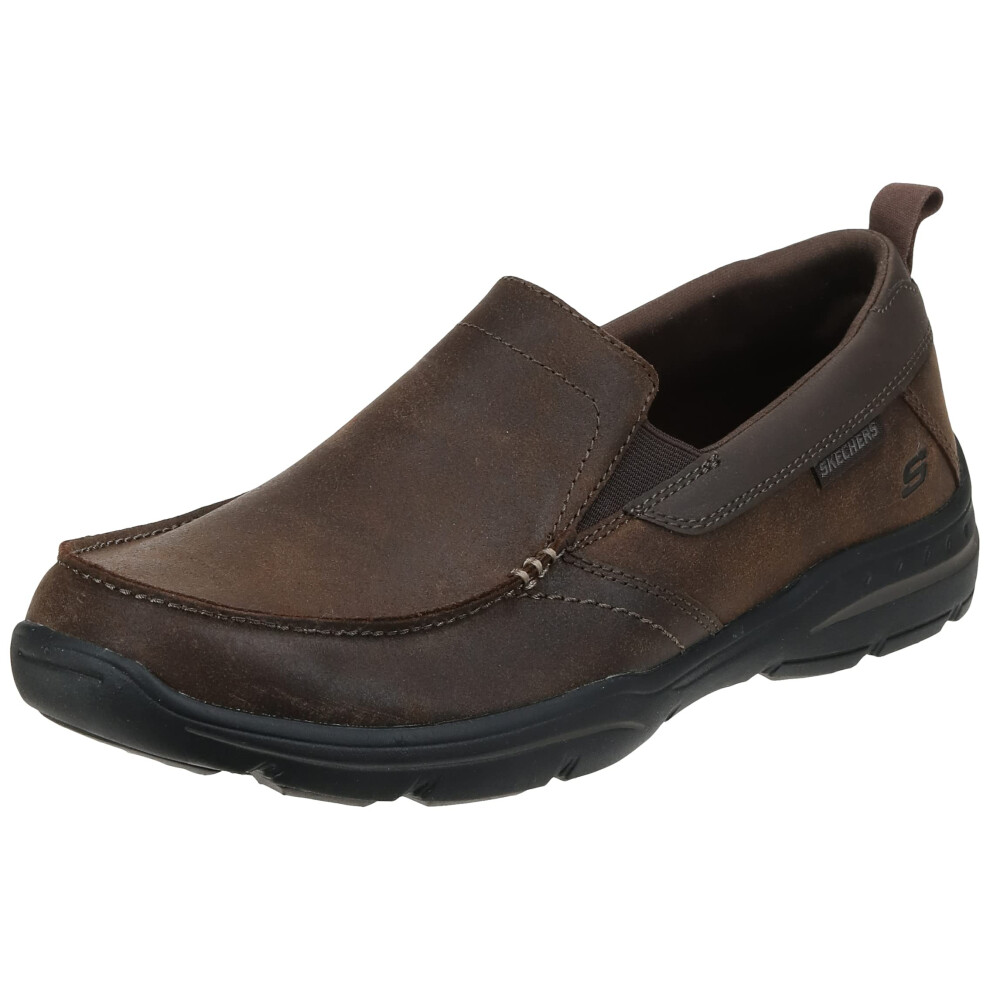 Skechers - Mens Harper- Forde Shoes  Size: 10 M US  Color: Dark Brown