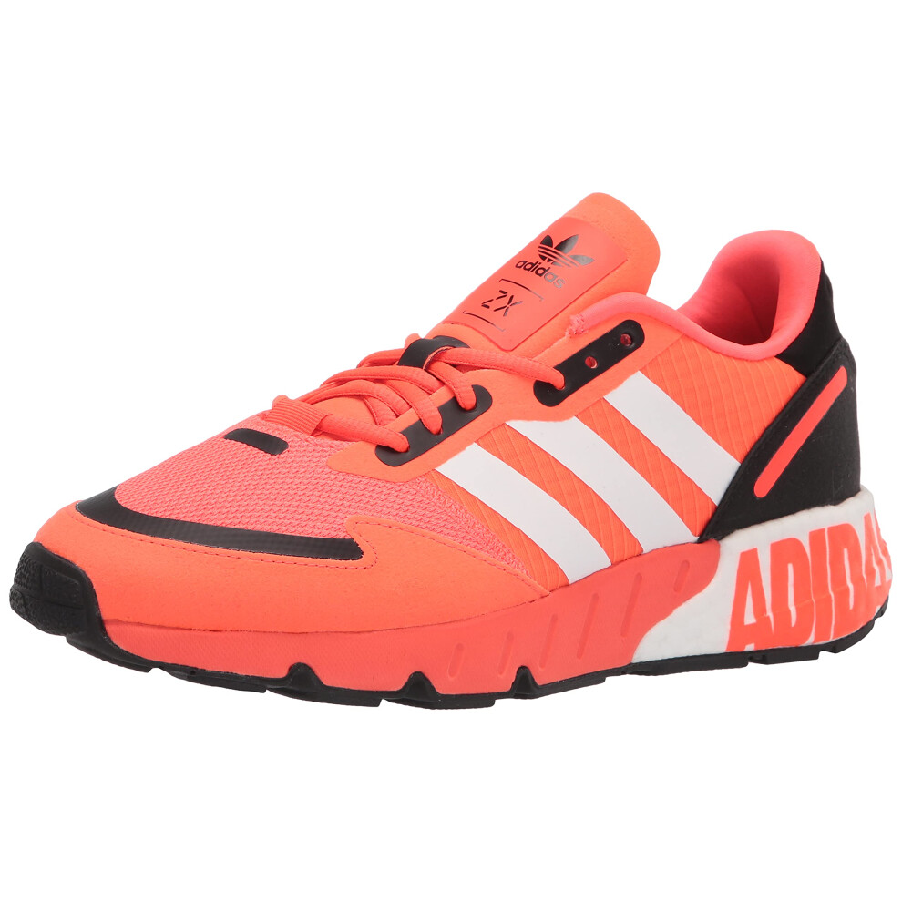 adidas Originals Men's ZX 1K Boost  Solar Red/White/Black  10.5