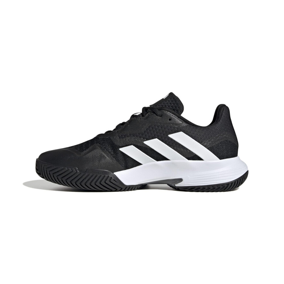 adidas Men's Court Jam Control Sneaker  Core Black/White/Grey  10.5