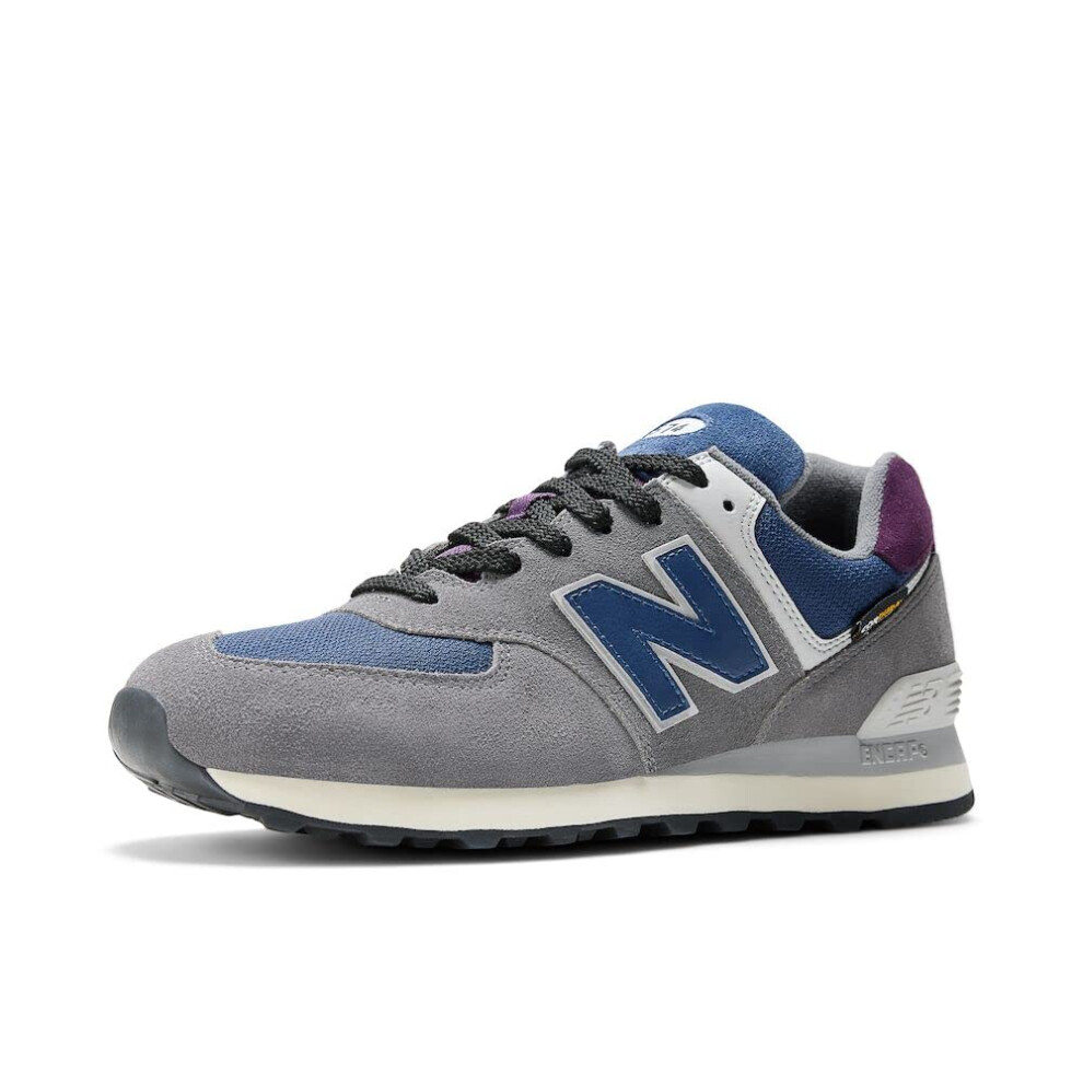 New Balance Unisex 574 V2 Konkrete Jungle Sneaker  Grey/Navy  11 US Me