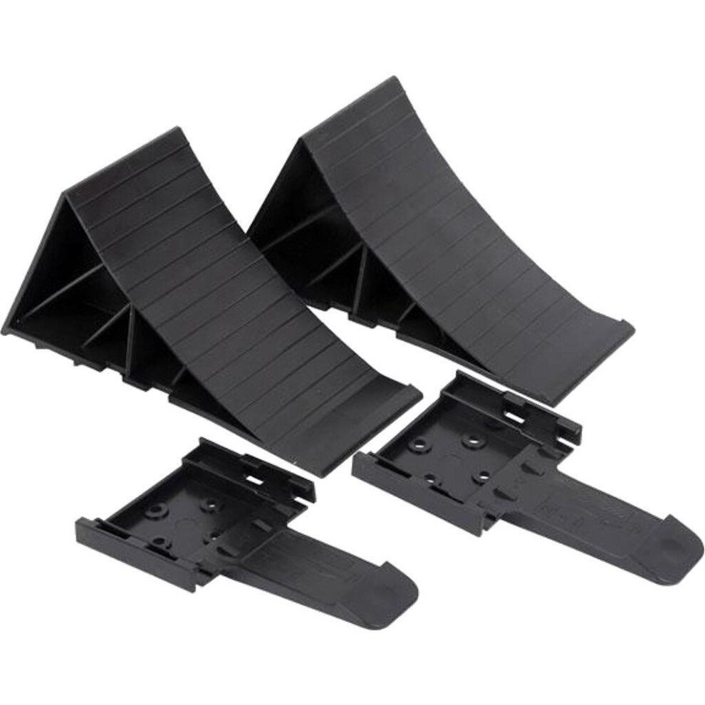 Neilsen Wheel Chock X2 Blocks Block Caravan Boat Trailer Car Chocks Fixed Ct6229