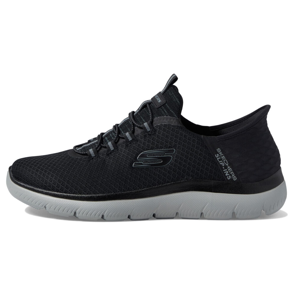 Skechers Men's Summits High Range Hands Free Slip-in Sneaker  Black/Ch