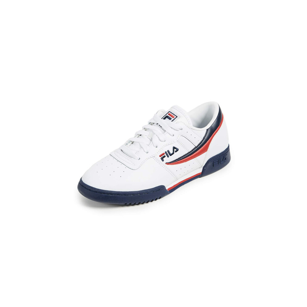 Fila Men's Original Vintage Fitness Shoe White/Navy/Red 9 M