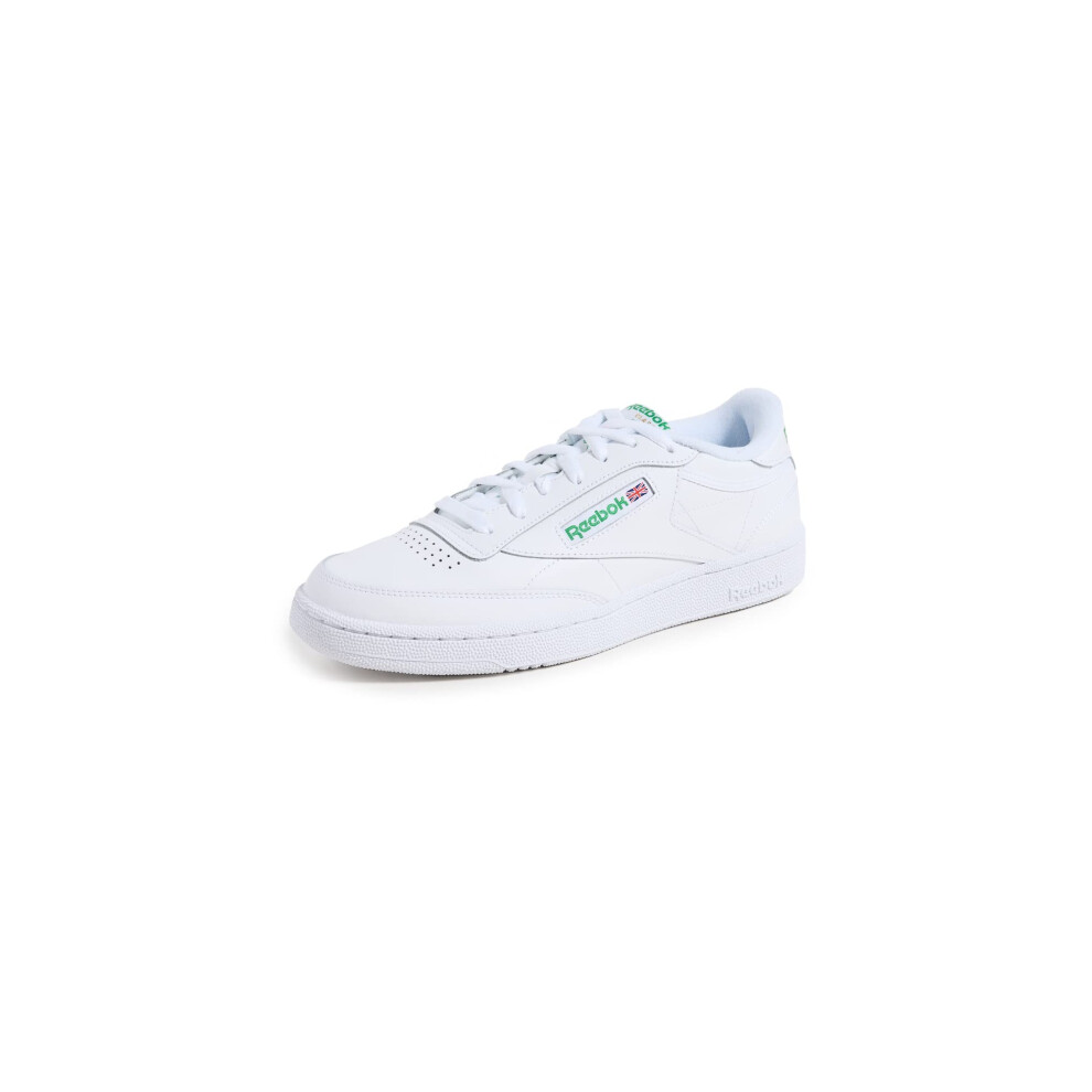 Reebok Men's Club C 85 Sneaker White/Green 8.5