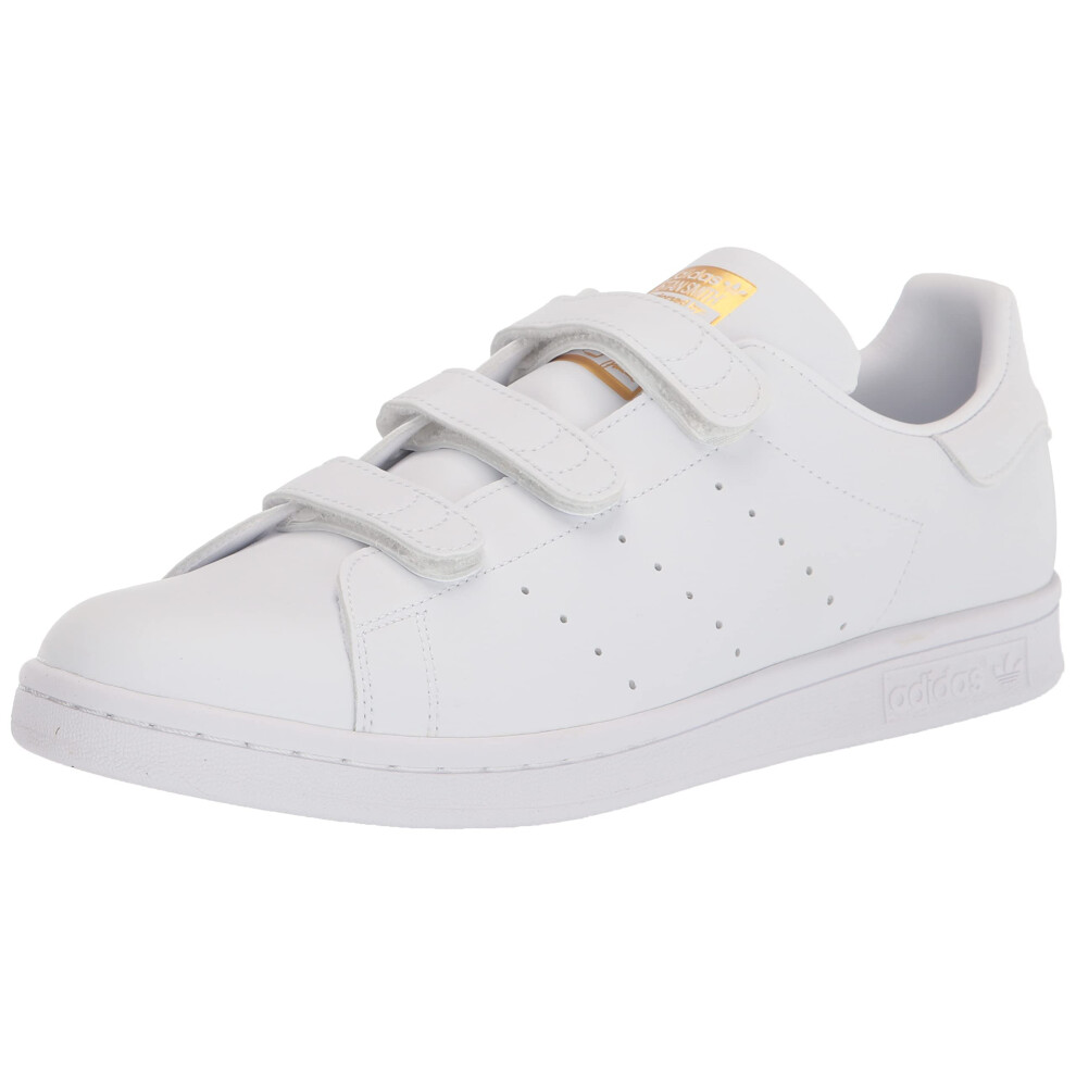 adidas Originals Men's Stan Smith Sneaker  White/White/Gold Metallic