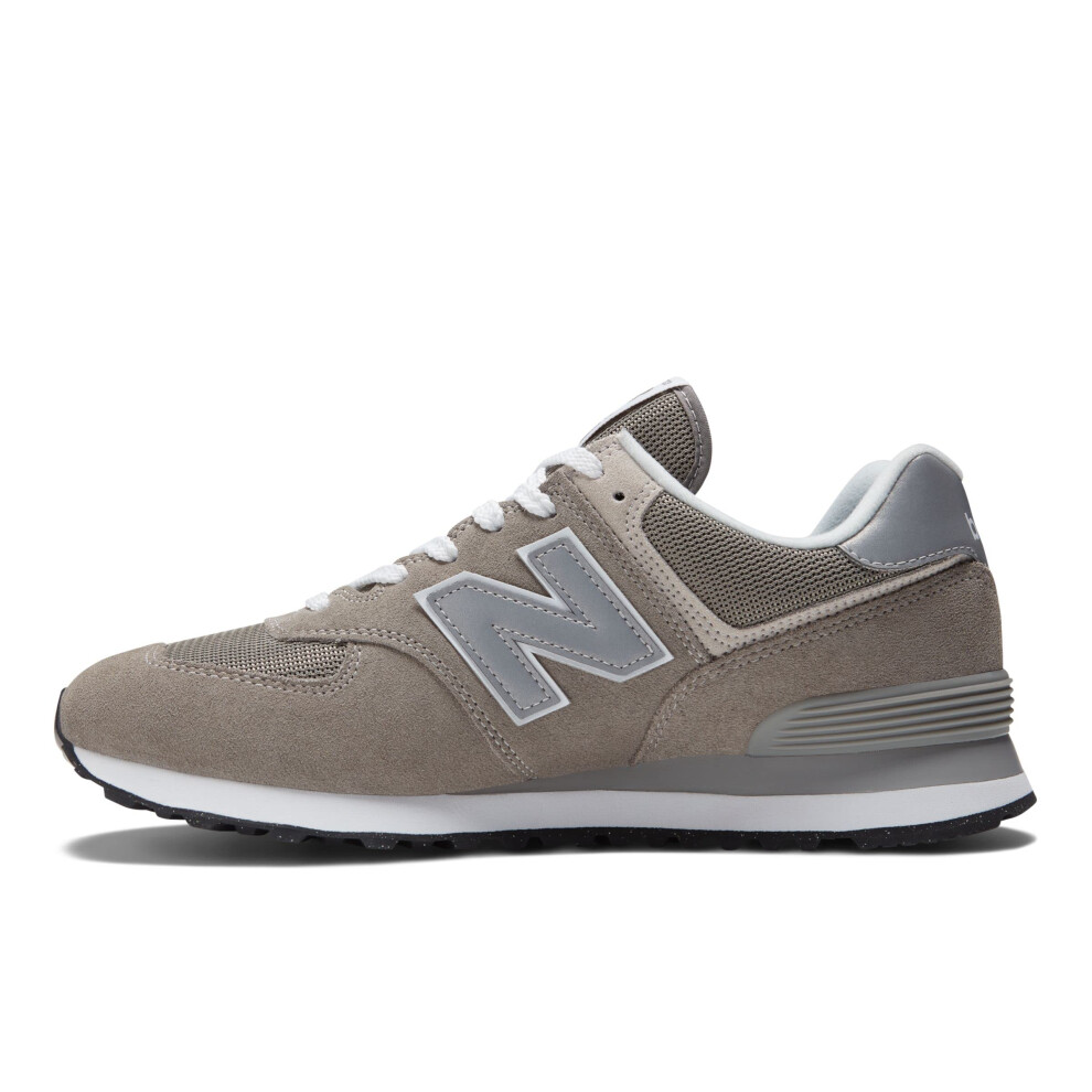 New Balance Men's 574 Core Sneaker  Grey/White  11.5 Wide