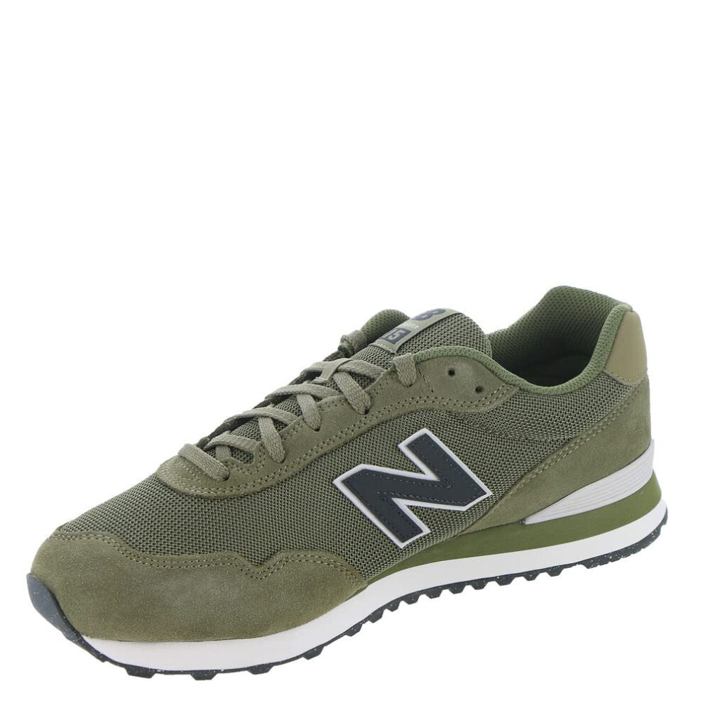 New Balance Men's 515 V3 Sneaker  Covert Green/Blacktop/White  9