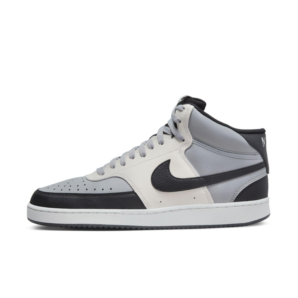 Nike Men's Court Vision Mid NN Lt Smoke Grey/Black-Sail (DN3577 002) -