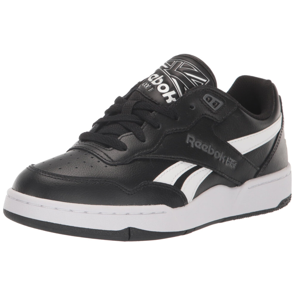 Reebok Unisex BB 4000 II Sneaker  Black/White/Pure Grey  7 US Men