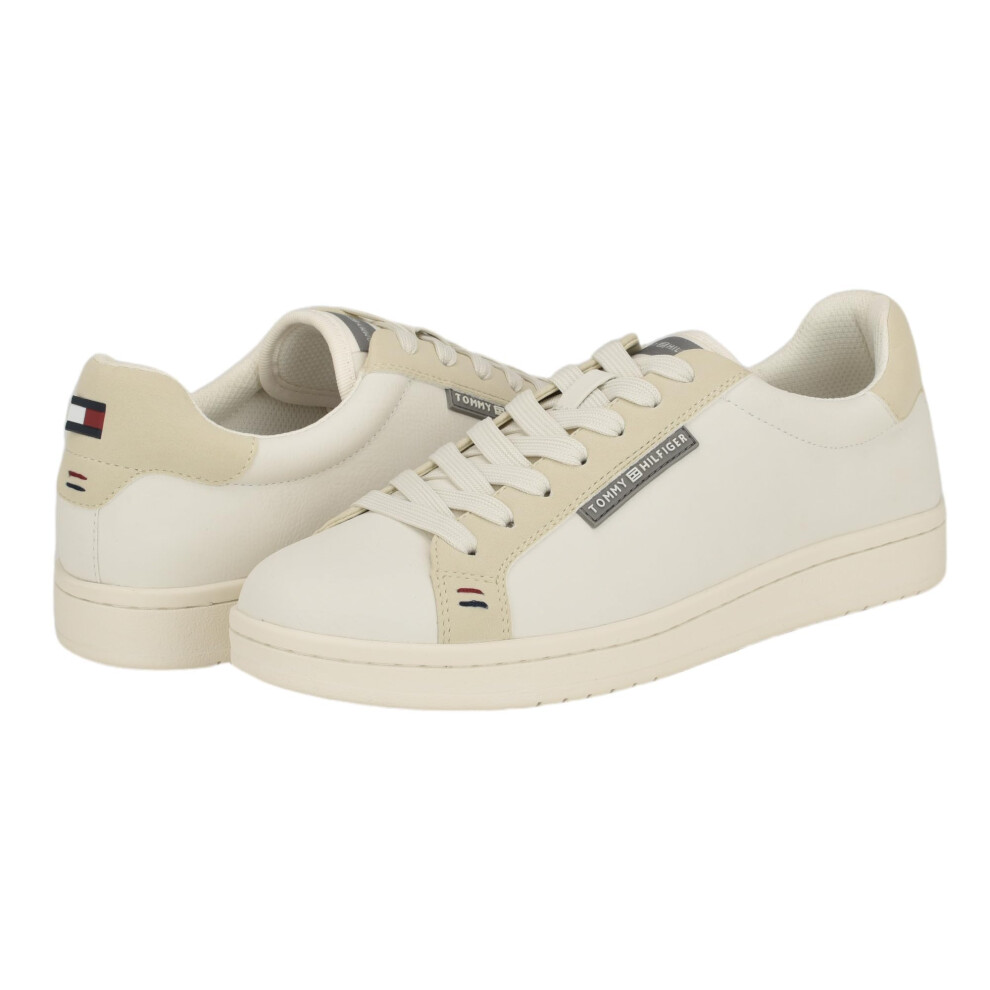 Tommy Hilfiger Men's Landis Sneaker  Cream/Beige Multi 150  9