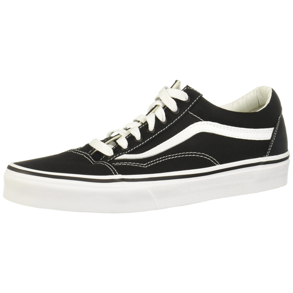 Vans Unisex Old Skool Black/True White Skate Shoe 8 Men US / 9.5 Women