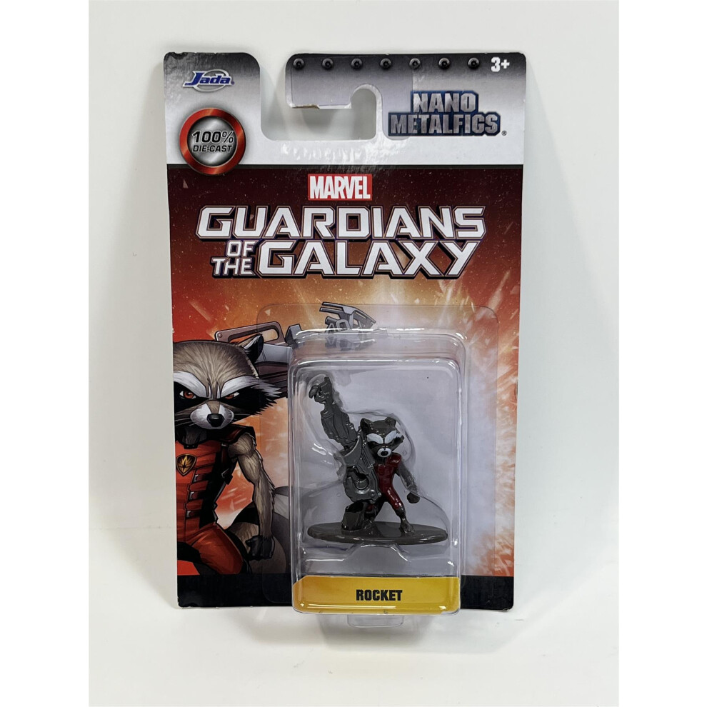 Rocket Guardians of the Galaxy Nano Metal Figure 4.5cm Jada