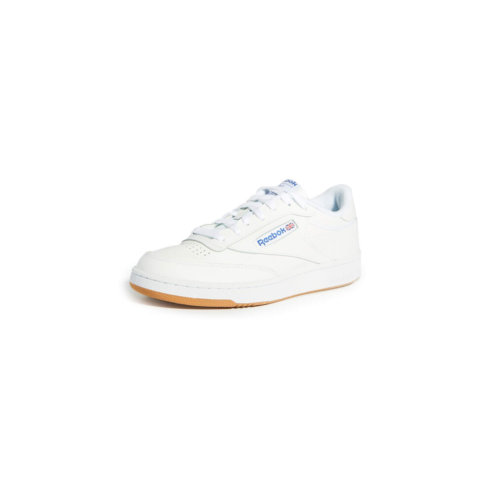 Reebok Men's Club C 85 Sneaker White/Royal-gum 7.5