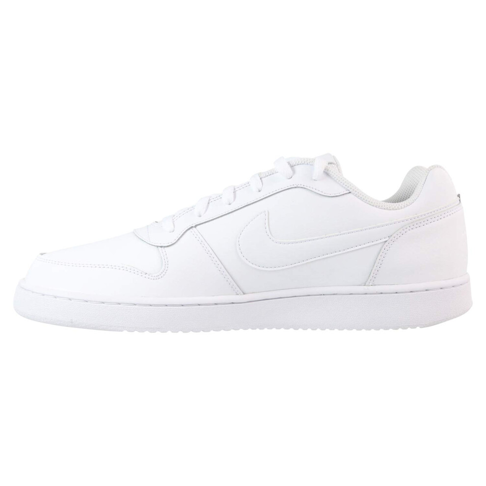 Nike Men's Ebernon Low Basketball Shoe  White/White  10 Regular US