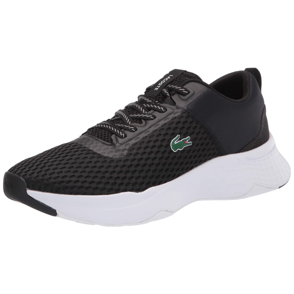 Lacoste men's Court-drive 0120 1 Sma Sneaker  Black/White  10.5 US