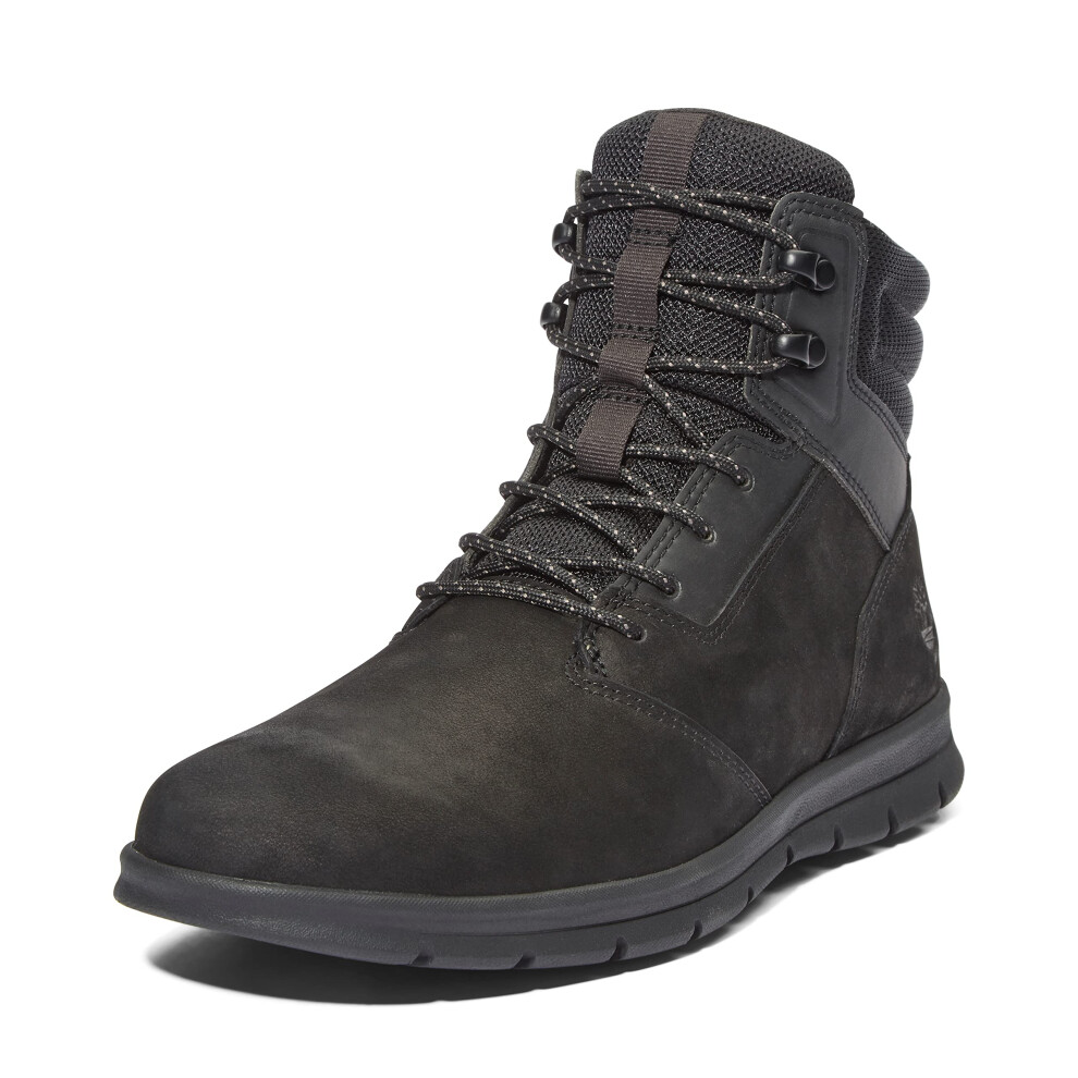 Timberland Men's Graydon Sneaker Boot  Black Nubuck  8