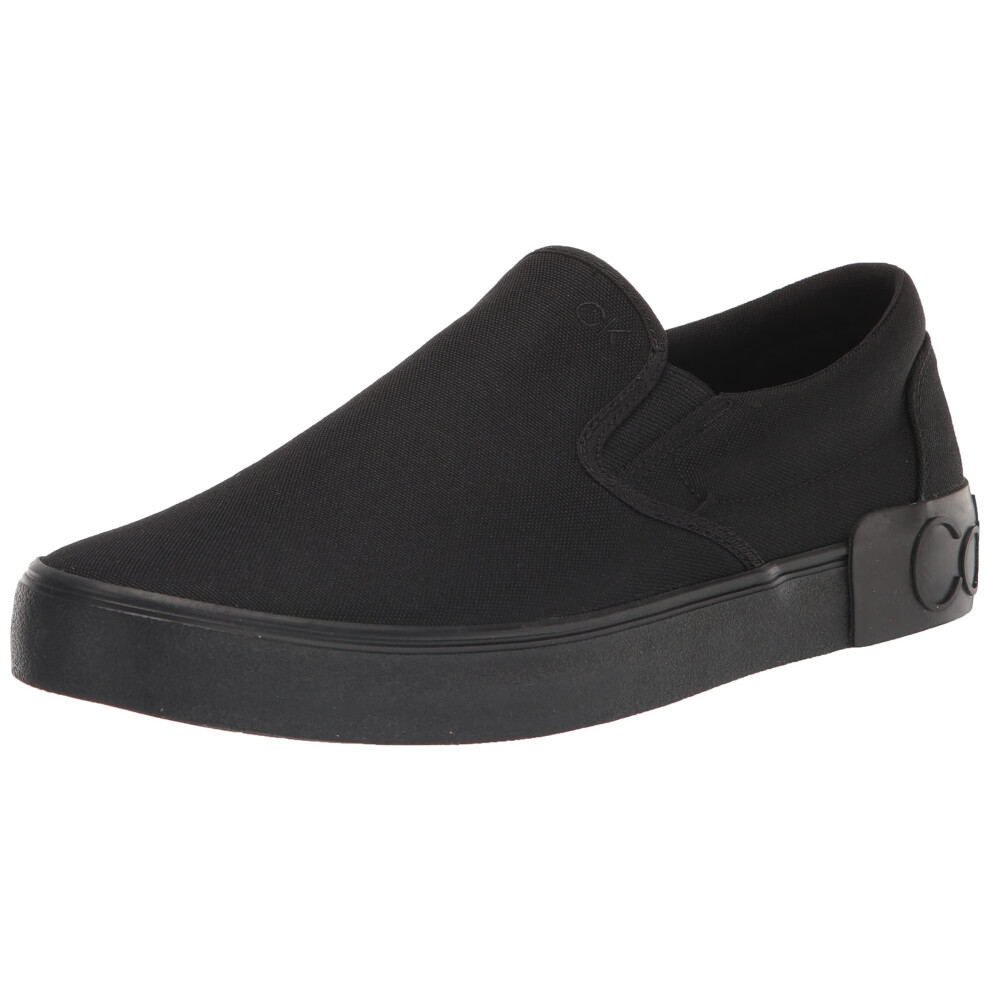 Calvin Klein Men's RYOR Sneaker  Black/Black Canvas 002  8