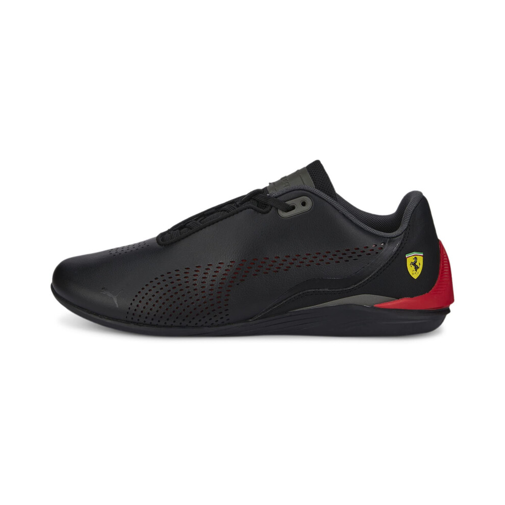 PUMA Women's Ferrari Drift Cat Decima Sneaker  Black-Rosso Corsa  11.5