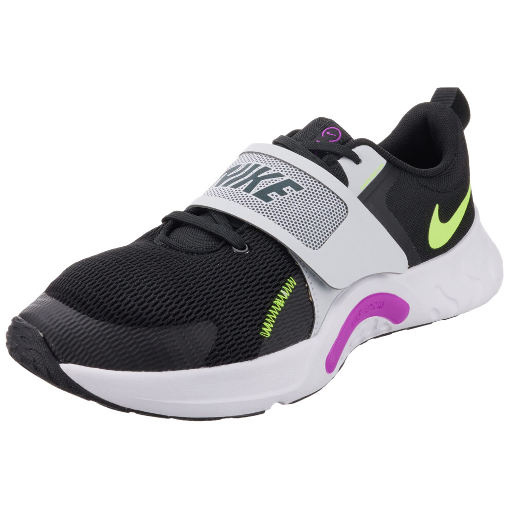 Nike Men's Sneaker  Black Volt Pure Platinum Fuchsia Dream  10