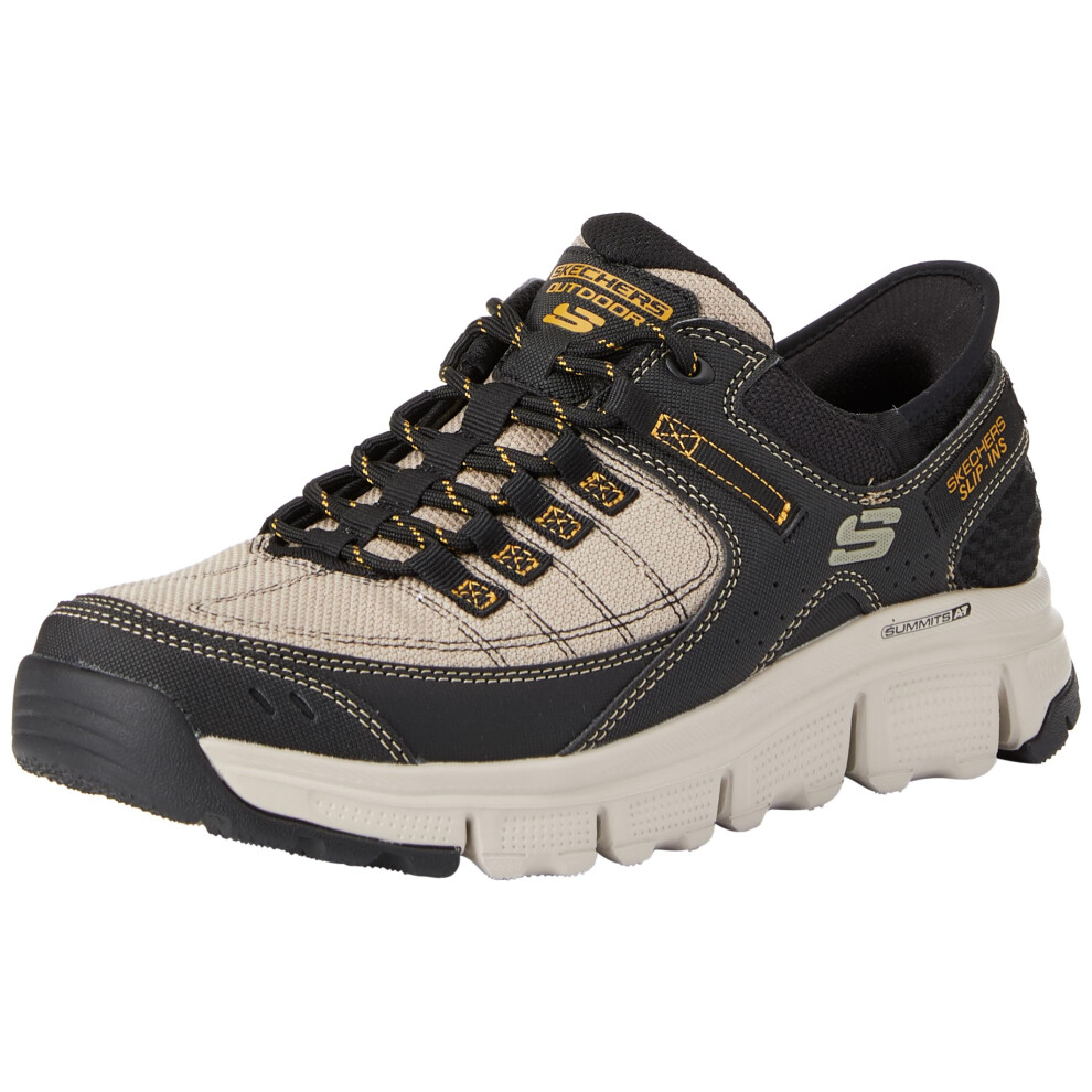 Skechers Men's Summits at Hands Free Slip-in Sneaker  Taupe/Black  9.5