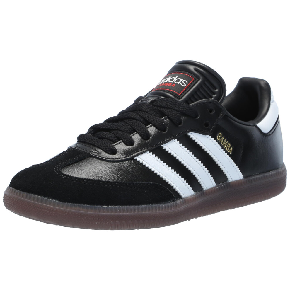 adidas Unisex Samba Indoor Sneaker  Black/White/Vivid Red  10.5 US Men