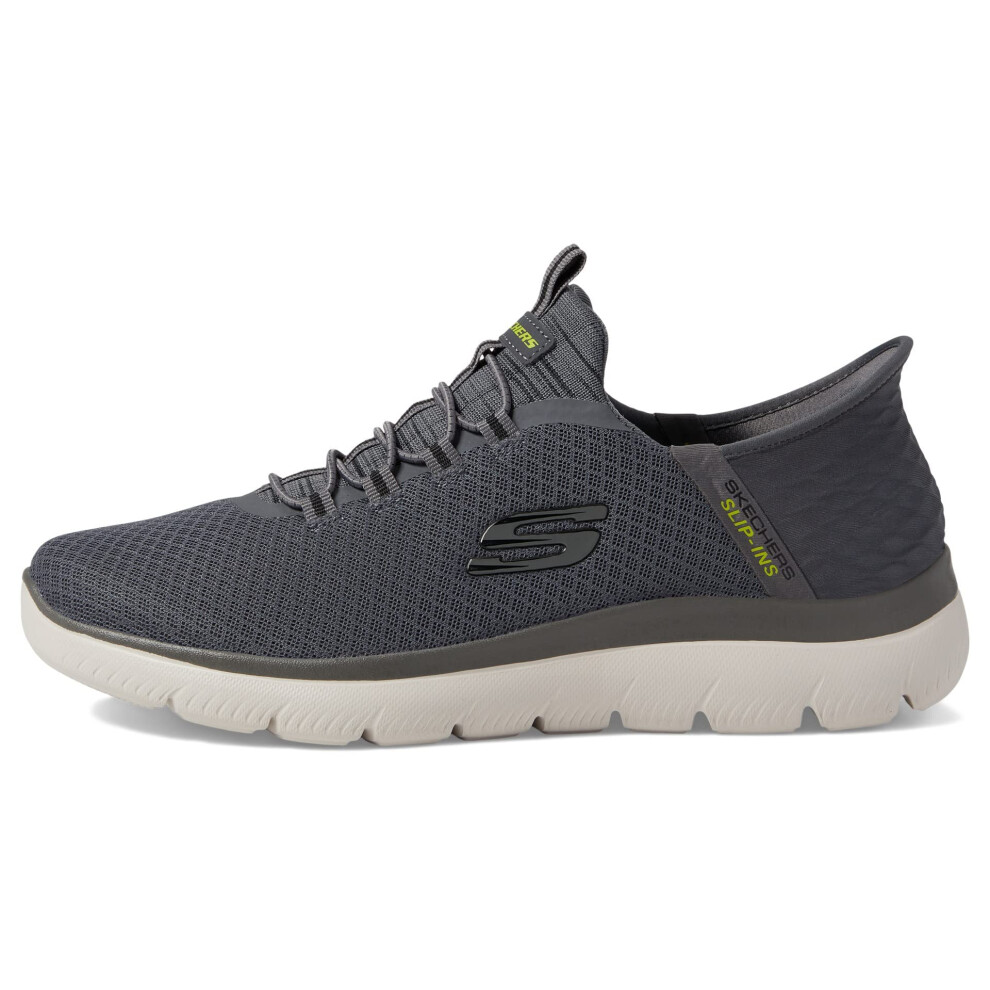 Skechers Men's Summits High Range Hands Free Slip-in Sneaker  Charcoal