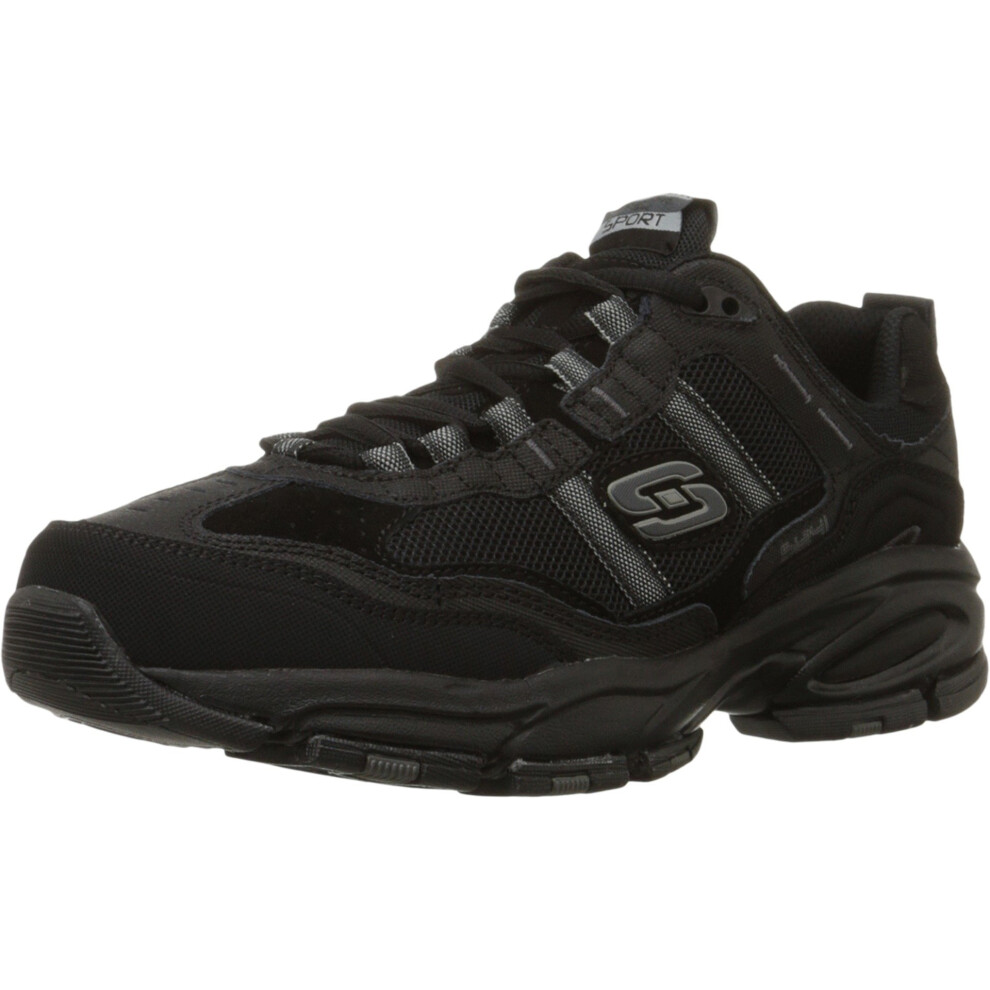 Skechers Sport Men's Vigor 2.0 Trait Memory Foam Sneaker  Black  9 XW