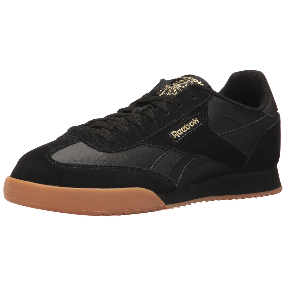 Reebok Men's Royal Rayen 2 Fashion Sneaker  Black/Gold Metallic/Gum  1