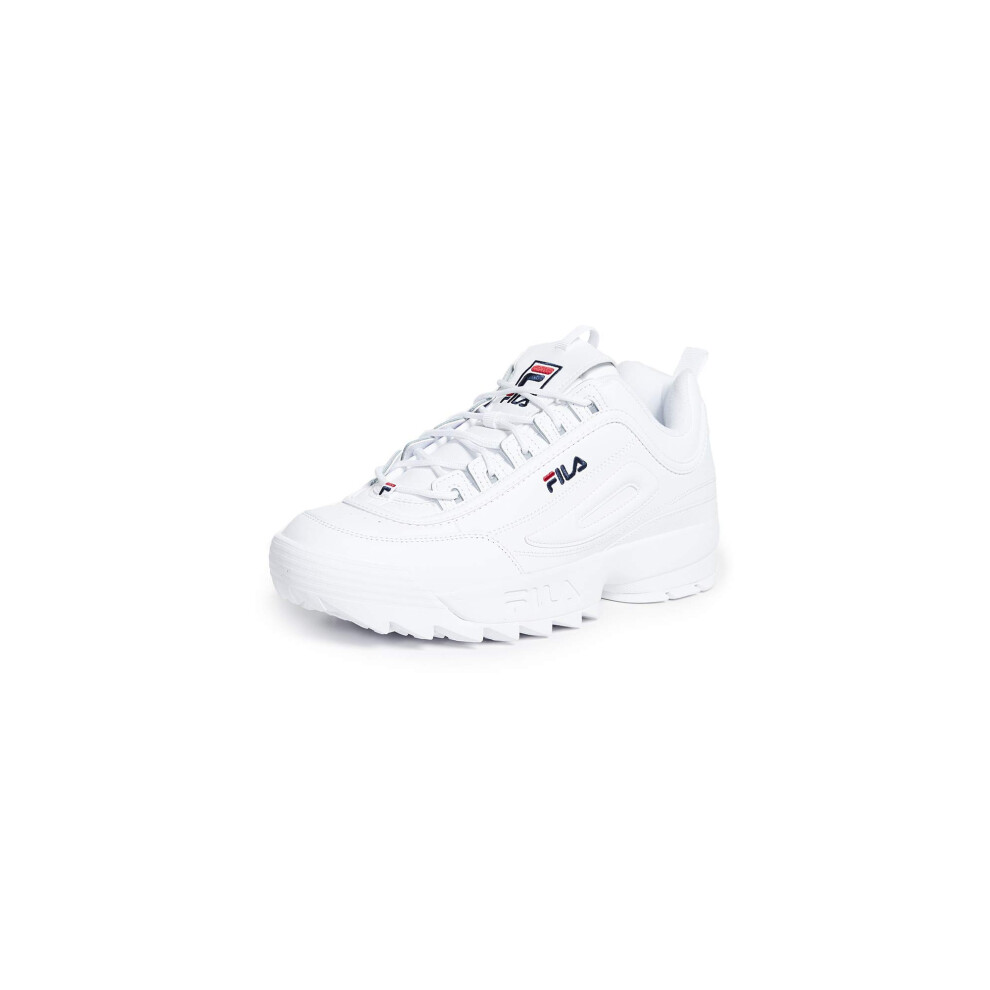 Fila Men's Lightweight Everyday Casual MB Sneaker  White/Navy/Red  7.5