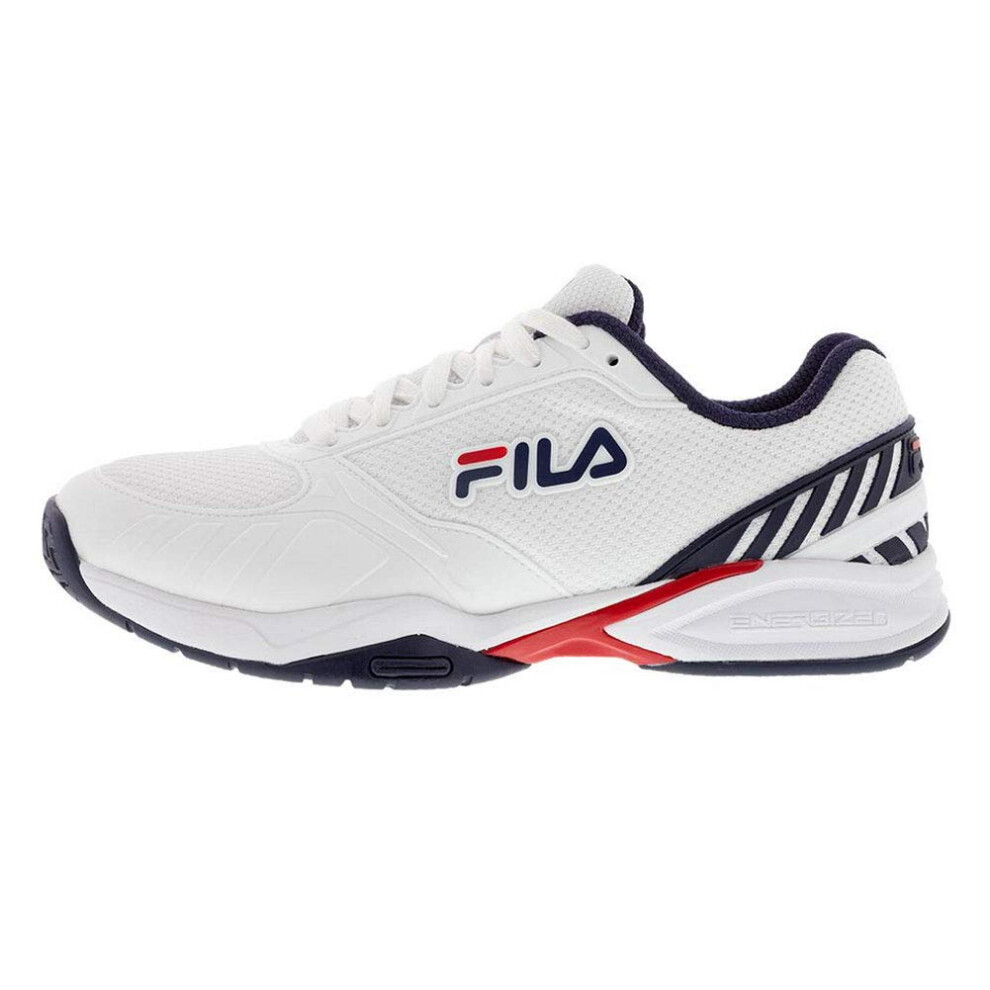 Fila Men's Volley Zone Sneaker  White/Navy/Red  10.5