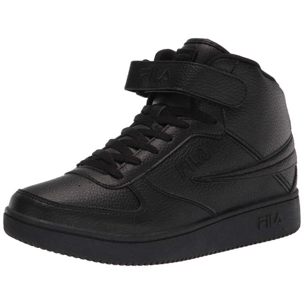 Fila Men's A-High Sneaker  Black/Black/Black  7.5