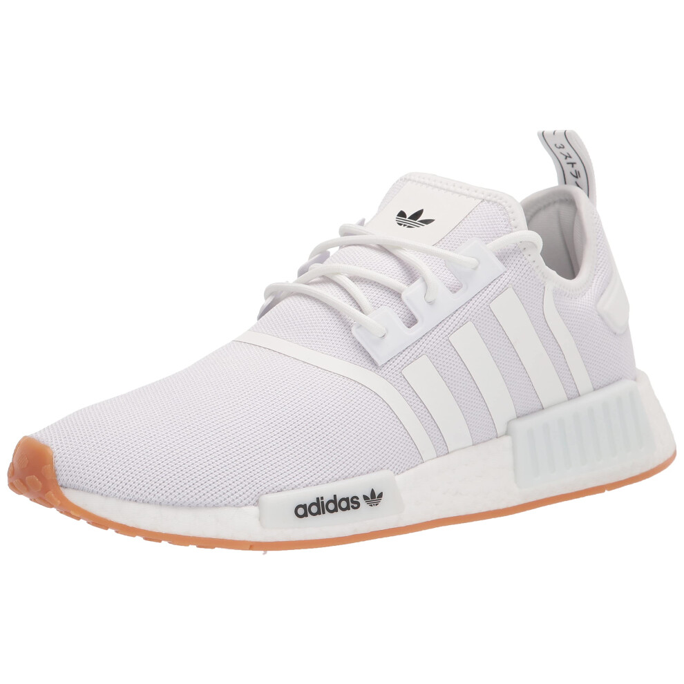 adidas Originals Men's NMD_R1 Sneaker  White/White/Gum  10