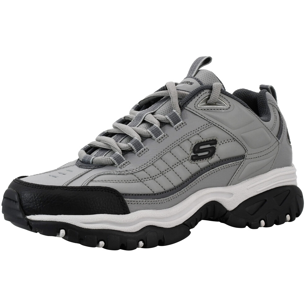 Skechers Men's Energy Afterburn Lace-Up Charcoal/Grey Sneaker 9 W US