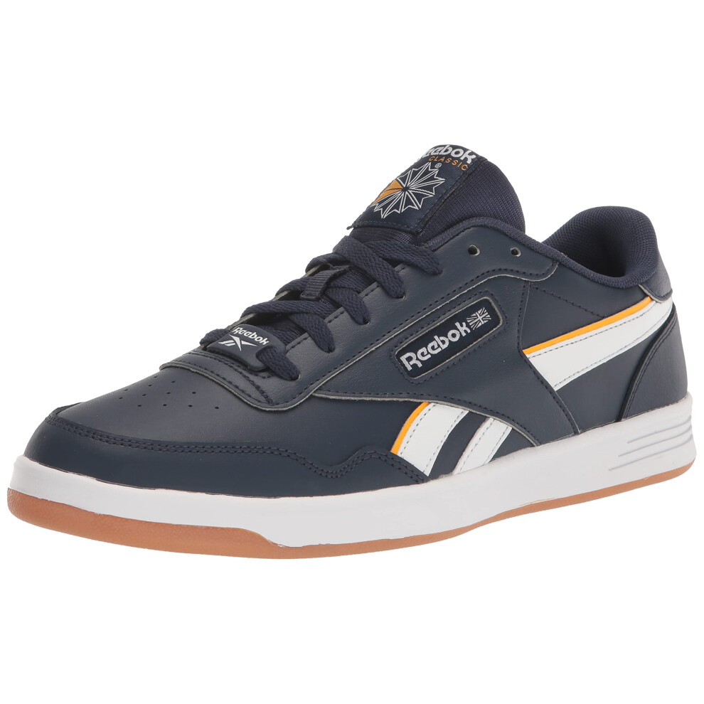 Reebok Men's Club MEMT Sneaker  Vector Navy/White/Collegiate Gold  12