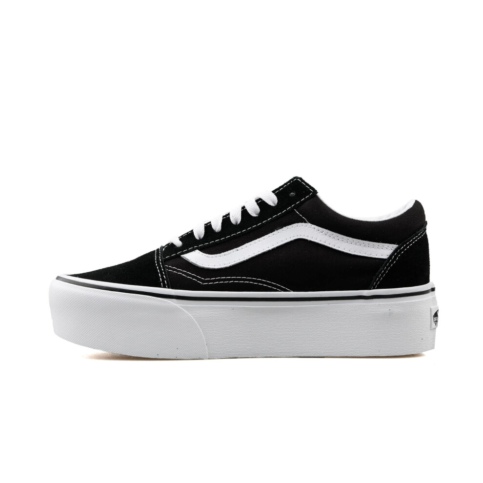 Vans UA Old Skool Stackform Suede/Canvas Black  Men US Size 5