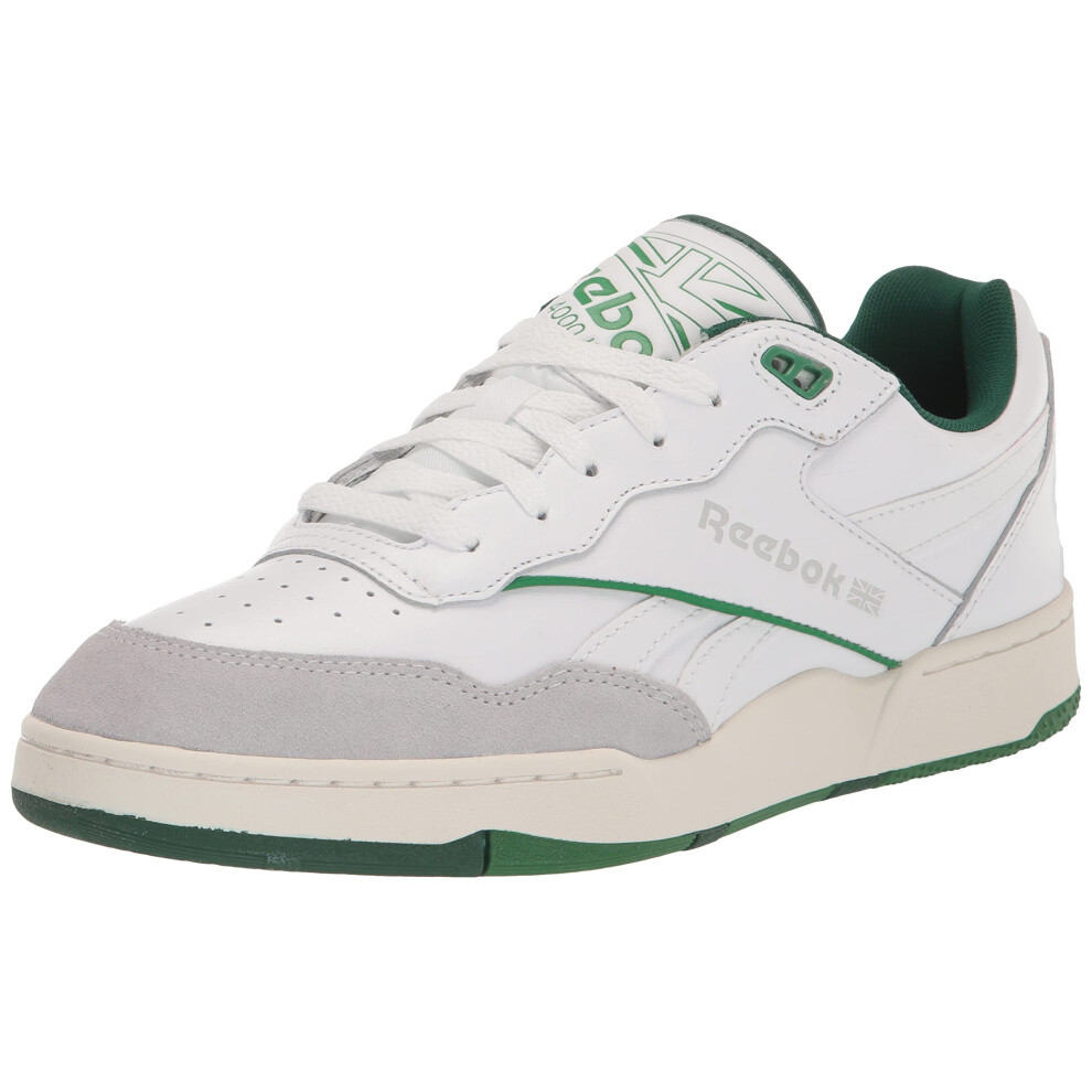 Reebok Unisex BB 4000 II Sneaker  FTWR White/Chalk/DRKGRN  9 US Men