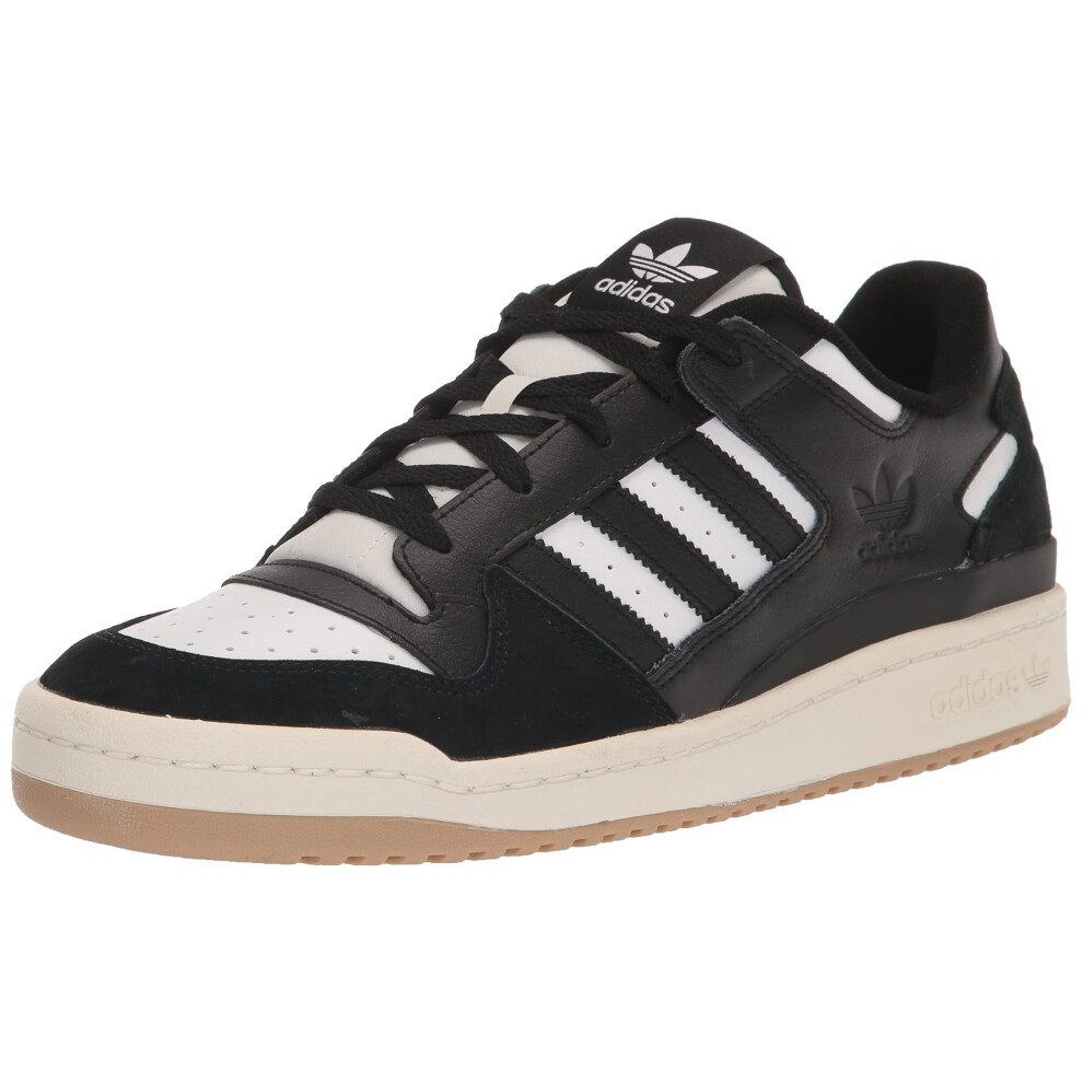 adidas Originals Men's Forum Low Classic Sneaker  Black/White/Cream Wh