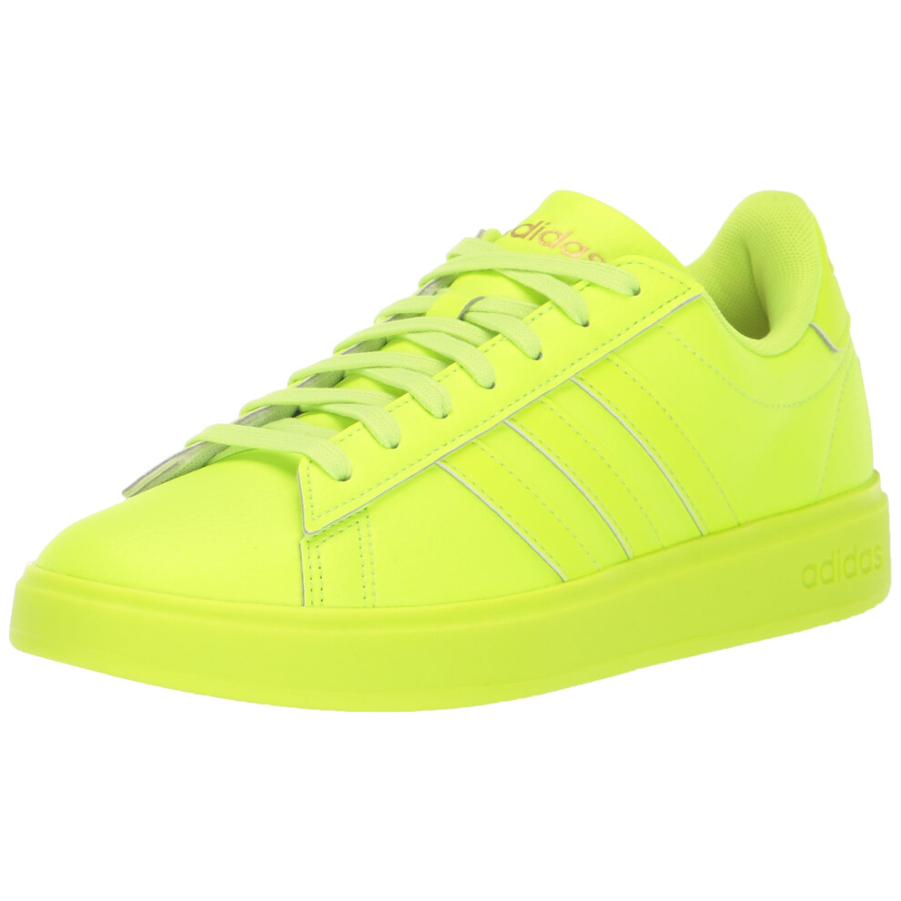 adidas Women's Grant Court 2.0 Sneaker  Lucid Lemon/Lucid Lemon/Gold M