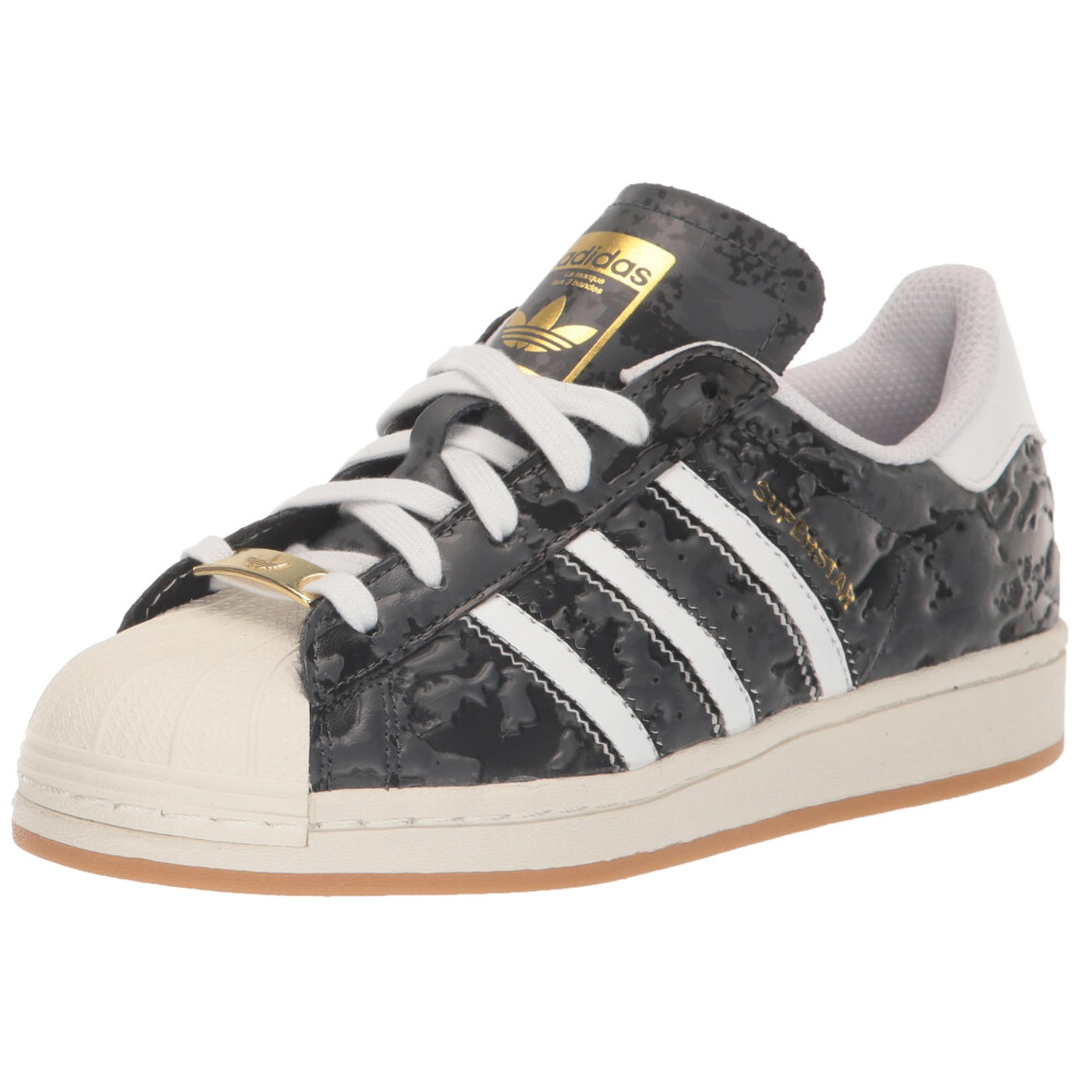 adidas Originals Men's Superstar Sneaker  Black/White/Off White  10.5