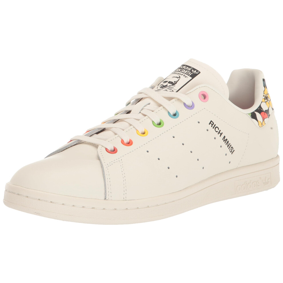 adidas Originals Men's Stan Smith Pride RM Sneaker  Off White/Black/Of