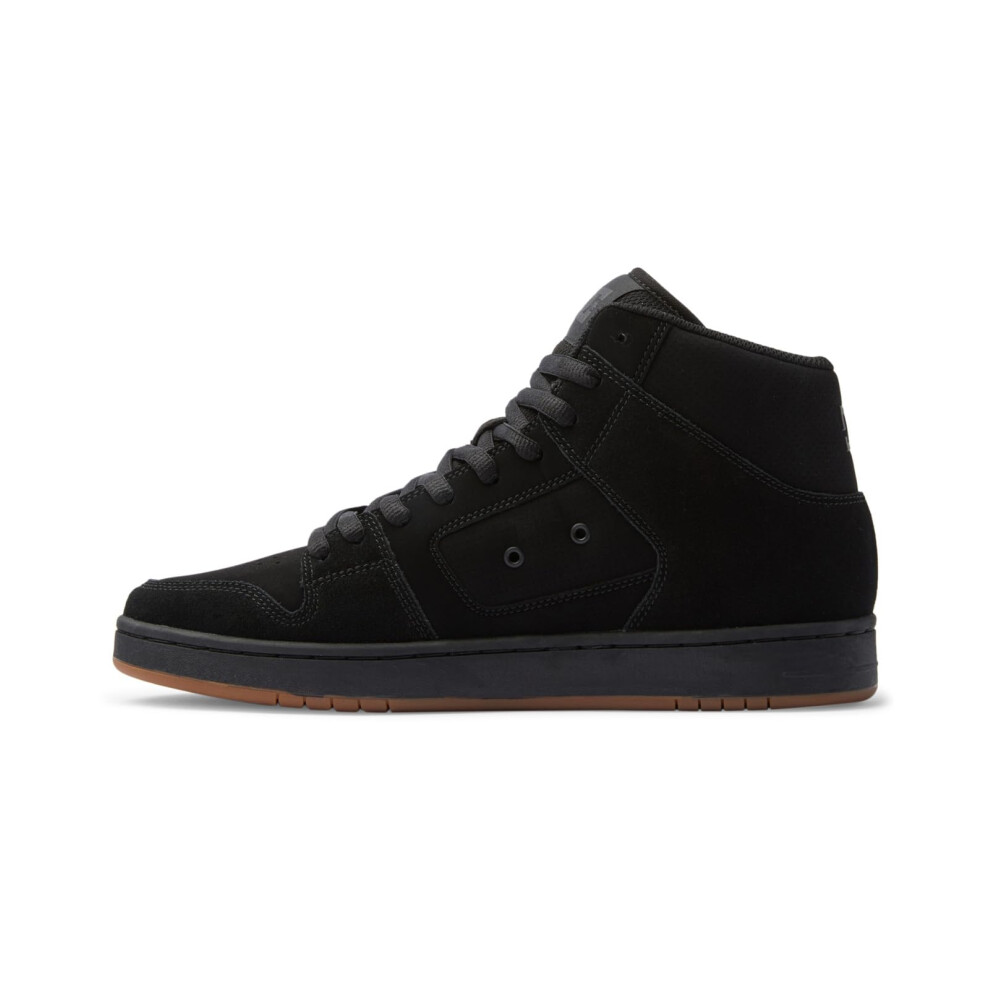 DC Men's Manteca 4 Hi High Top Casual Skate Shoe Sneaker  Black/Black/