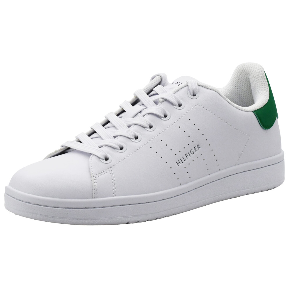 Tommy Hilfiger Men's Liston Sneaker  White/Green  9