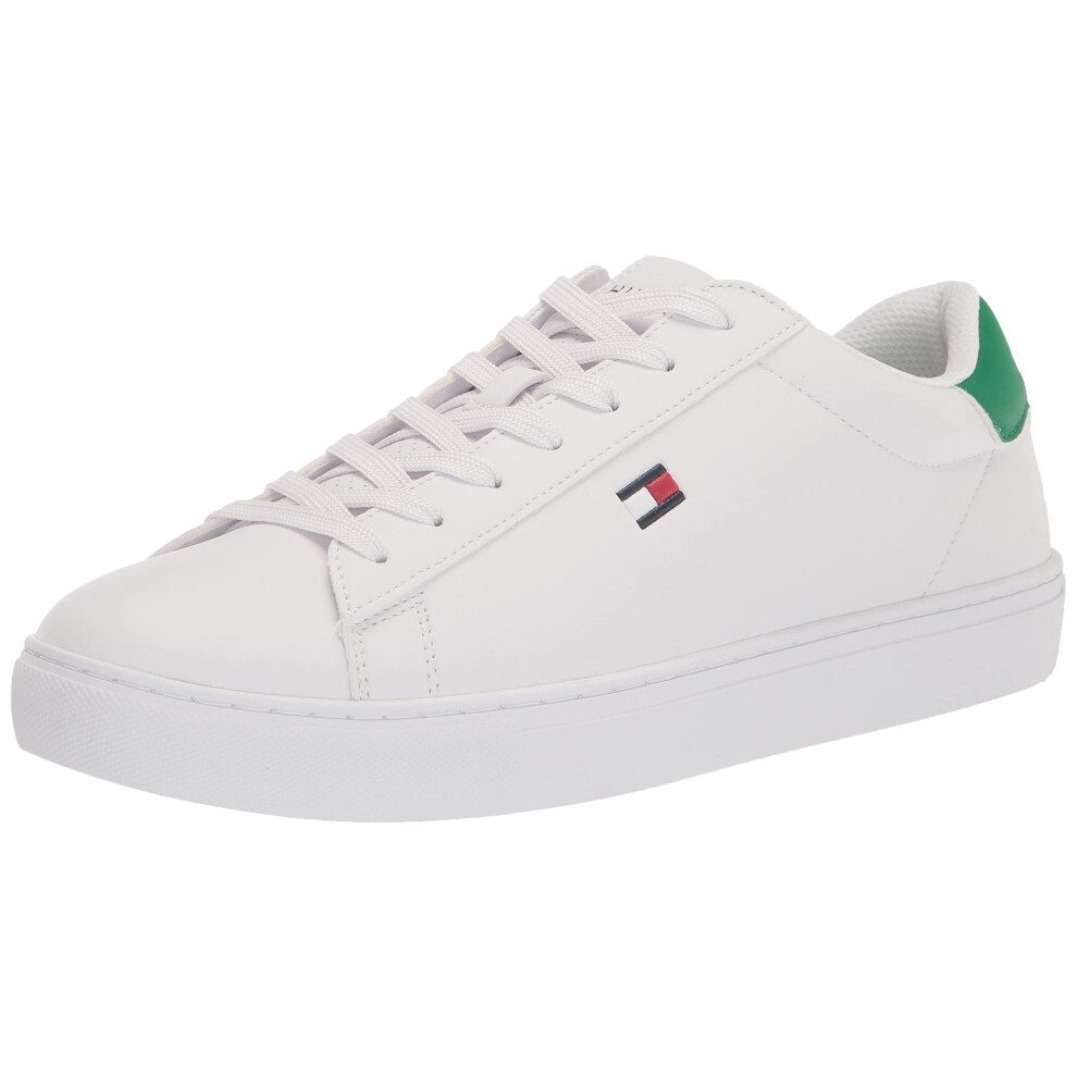 Tommy Hilfiger Men's Brecon Sneaker  White/Green 143  8.5M