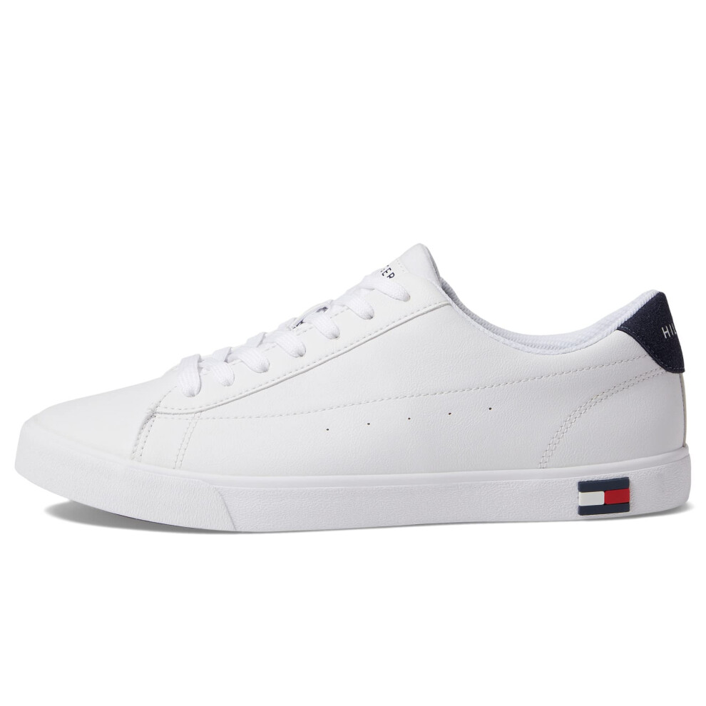 Tommy Hilfiger Men's Risher Sneaker  White/Navy 140  8.5M