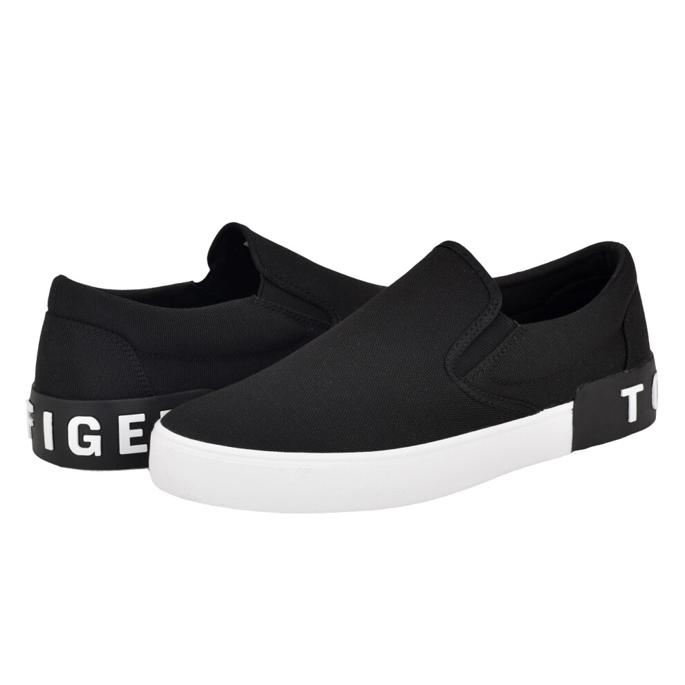 Tommy Hilfiger Men's RAYOR Sneaker  Black/White 001  10