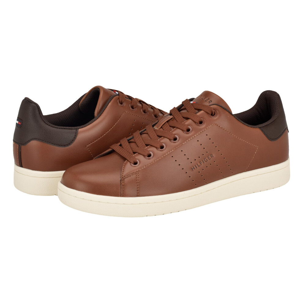 Tommy Hilfiger Men's Liston Sneaker  Cognac/Dark Brown 210  9.5