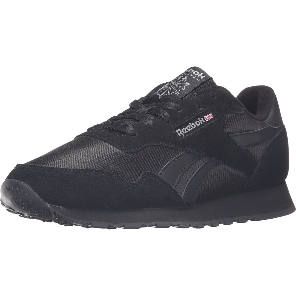 Reebok Men's Classic Nylon Walking Shoe  Black/Carbon  10.5