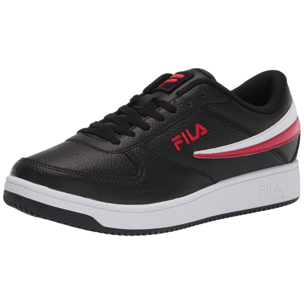 Fila Men's A-Low Sneaker  Black/Red/White  10.5